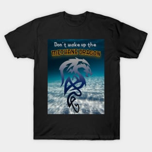 Methane Dragon Climate Change COP26 Glasow T-Shirt